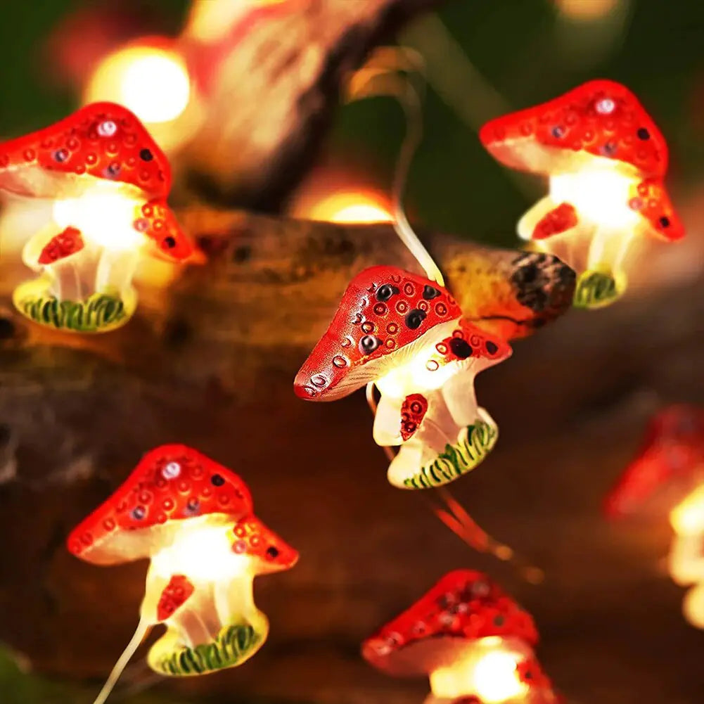 LEDS Light 3D Mushroom