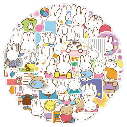 50Pcs/set Miffy Sticker
